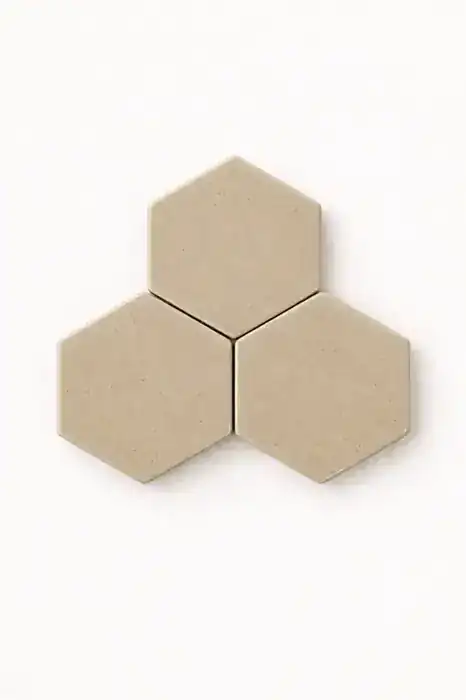 Hexagonito Liso Arena