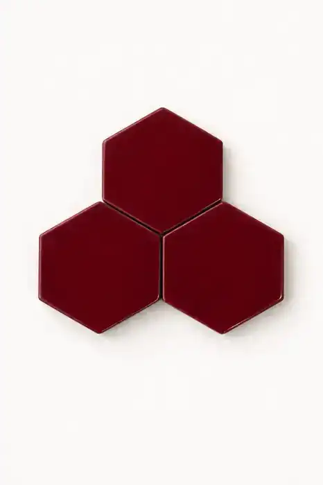 Hexagonito Liso Vino
