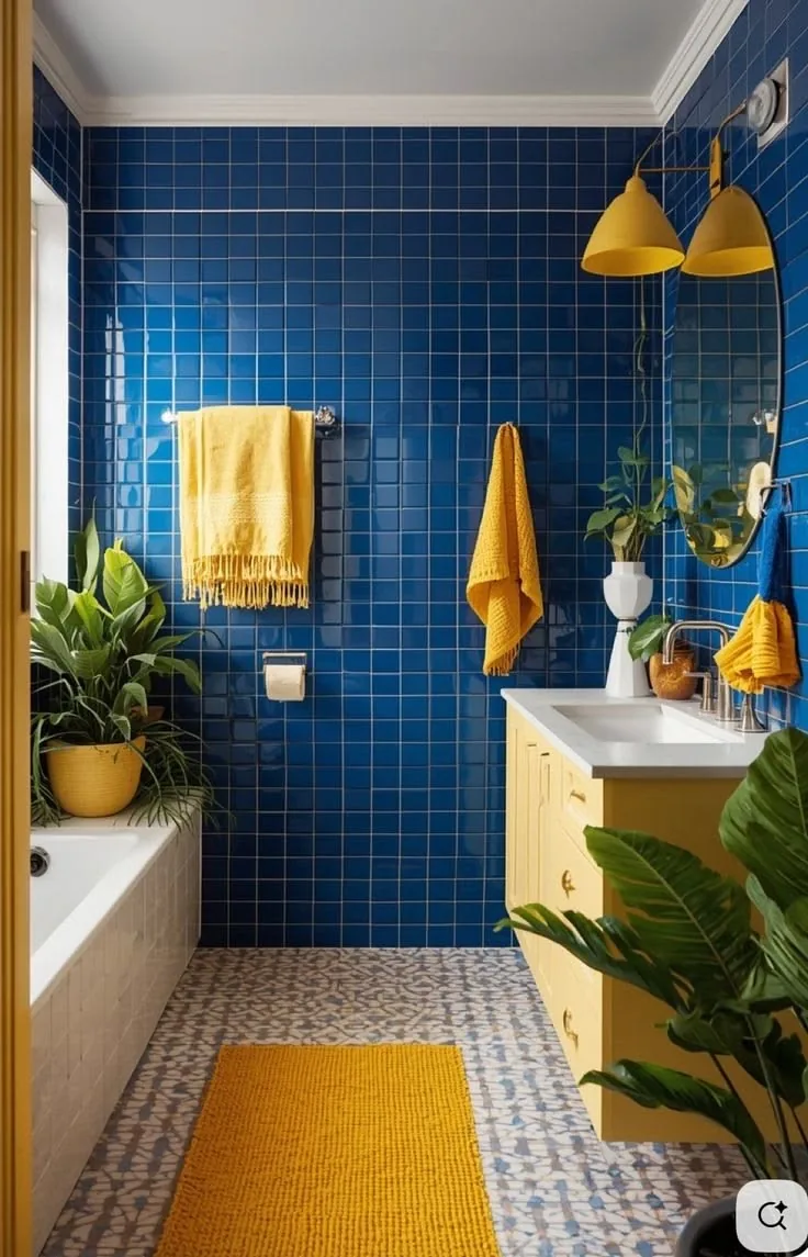Azulejo azul